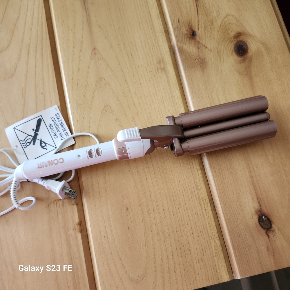 Conair 3 Barrel Curling Iron Double Ceramic